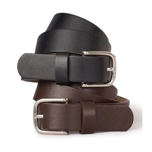 NEW - The Children’s Place
Girls Uniform Belt 2-Pack - Black/Brown. Size 4-7